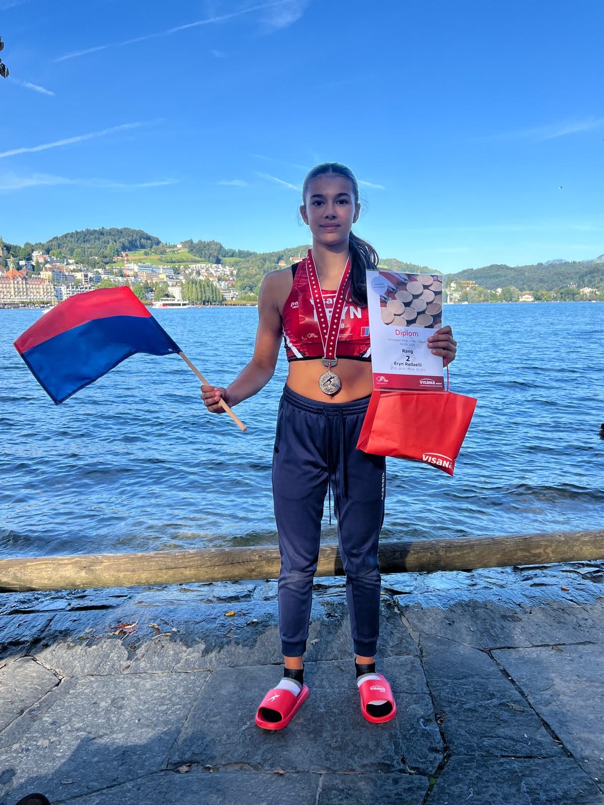 I QUATTORDICENNI ERYN REDAELLI E CHRISTIAN SARTORI SUL PODIO ALLA FINALE SVIZZERA VISANA